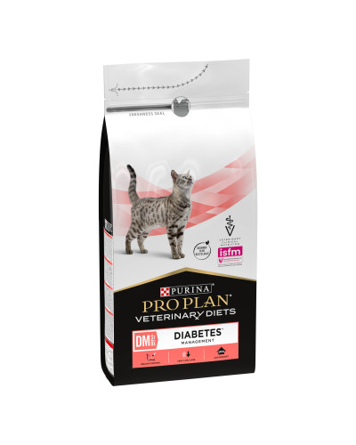 Сухий дієтичний корм PRO PLAN VETERINARY DIETS DM ST/OX Diabetes Managment для дорослих котів для регулювання надходження глюкози (цукровий діабет), 1,5 кг