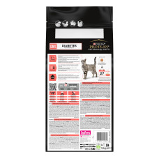 Сухий дієтичний корм PRO PLAN VETERINARY DIETS DM ST/OX Diabetes Managment для дорослих котів для регулювання надходження глюкози (цукровий діабет), 1,5 кг