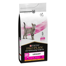 Сухий дієтичний корм PRO PLAN VETERINARY DIETS UR Urinary для дорослих котів для розчинення та зниження утворення струвітних каменів, з куркою, 1,5 кг
