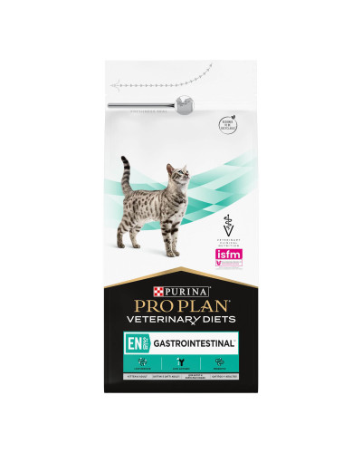Сухий дієтичний корм PRO PLAN VETERINARY DIETS EN Gastrointestinal для кошенят та дорослих котів для зменшення розладів кишкової абсорбції та годівлі у період відновлення, одужання, 1,5 кг