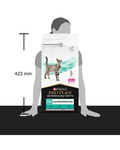Сухий дієтичний корм PRO PLAN VETERINARY DIETS EN Gastrointestinal для кошенят та дорослих котів для зменшення розладів кишкової абсорбції та годівлі у період відновлення, одужання, 1,5 кг