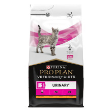 Сухий дієтичний корм PRO PLAN VETERINARY DIETS UR Urinary для дорослих котів для розчинення та зниження утворення струвітних каменів, з куркою, 5 кг