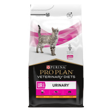 Сухий дієтичний корм PRO PLAN VETERINARY DIETS UR Urinary для дорослих котів для розчинення та зниження утворення струвітних каменів, з куркою, 5 кг