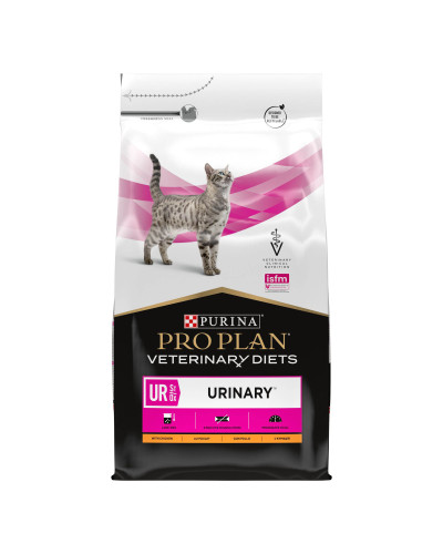 Сухий дієтичний корм PRO PLAN VETERINARY DIETS UR Urinary для дорослих котів для розчинення та зниження утворення струвітних каменів, з куркою, 5 кг