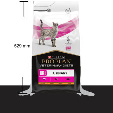 Сухий дієтичний корм PRO PLAN VETERINARY DIETS UR Urinary для дорослих котів для розчинення та зниження утворення струвітних каменів, з куркою, 5 кг