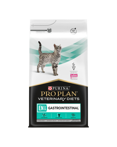 Сухий дієтичний корм PRO PLAN VETERINARY DIETS EN Gastrointestinal для кошенят та дорослих котів для зменшення розладів кишкової абсорбції та годівлі у період відновлення, одужання, 5 кг