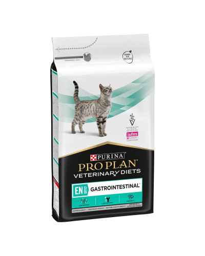 Сухий дієтичний корм PRO PLAN VETERINARY DIETS EN Gastrointestinal для кошенят та дорослих котів для зменшення розладів кишкової абсорбції та годівлі у період відновлення, одужання, 5 кг