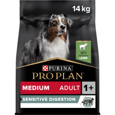 Сухий корм PRO PLAN Medium Adult 1+ Sensitive Digestion для дорослих собак середніх порід, з чутливим травленням, з ягням, 14 кг