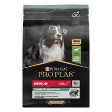 Сухий корм PRO PLAN Medium Adult 1+ Sensitive Digestion для дорослих собак середніх порід, з чутливим травленням, з ягням, 3 кг