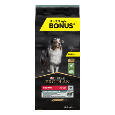 Сухий корм PRO PLAN Medium Adult 1+ Sensitive Digestion для дорослих собак середніх порід, з чутливим травленням, з ягням, 16,5 кг