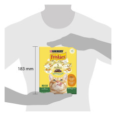 Сухий корм FRISKIES Indoor для дорослих котів що постійно перебувають у приміщенні, з куркою та індичкою, з овочами, 270 г