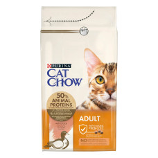 Сухий корм CAT CHOW Adult для дорослих котів, з качкою, 1,5 кг