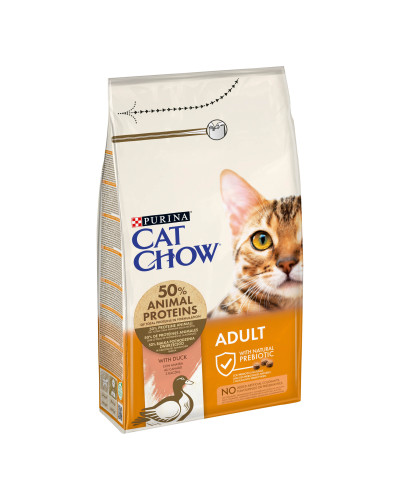 Сухий корм CAT CHOW Adult для дорослих котів, з качкою, 1,5 кг