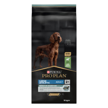 Сухой корм PRO PLAN Large Athletic Adult 2+ Sensitive Digestion для взрослых собак больших пород атлетического телосложения, с чувствительным пищеварением, с ягненком, 14 кг