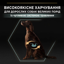 Сухой корм PRO PLAN Large Athletic Adult 2+ Sensitive Digestion для взрослых собак больших пород атлетического телосложения, с чувствительным пищеварением, с ягненком, 14 кг