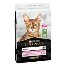 Сухий корм PRO PLAN Adult 1+ Delicate Digestion для дорослих котів з чутливим травленням та вибагливих до їжі, з ягням, 10 кг