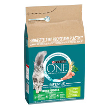 Сухий корм PURINA ONE Indoor для дорослих котів що постійно перебувають у приміщенні, комплекс Bifensis, з індичкою, 3 кг
