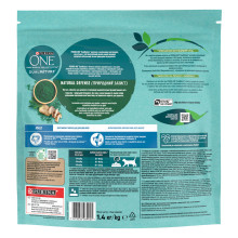 Сухий корм PURINA ONE Adult Dual Nature Spirulina для дорослих котів, з куркою, 1,4 кг