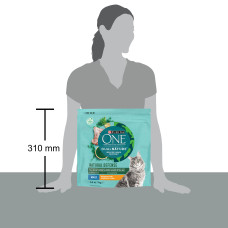Сухий корм PURINA ONE Adult Dual Nature Spirulina для дорослих котів, з куркою, 1,4 кг