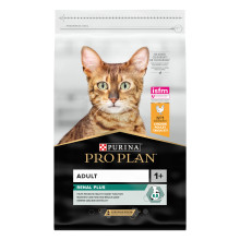Сухой корм PRO PLAN Adult 1+ Renal Plus для взрослых кошек, с курицей, 10 кг