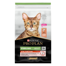 Сухий корм PRO PLAN Sterilised Adult 1+ Vital Functions для дорослих стерилізованих котів, з лососем, 10 кг