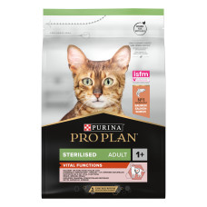 Сухий корм PRO PLAN Sterilised Adult 1+ Vital Functions для дорослих стерилізованих котів, з лососем, 3 кг