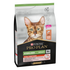 Сухий корм PRO PLAN Sterilised Adult 1+ Vital Functions для дорослих стерилізованих котів, з лососем, 3 кг