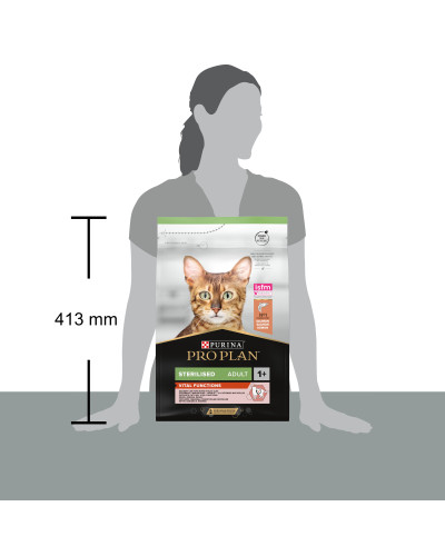 Сухий корм PRO PLAN Sterilised Adult 1+ Vital Functions для дорослих стерилізованих котів, з лососем, 3 кг