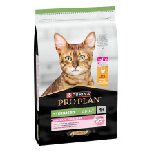 Сухой корм PRO PLAN Sterilised Adult 1+ Delicate Digestion для взрослых стерилизованных кошек с чувствительным пищеварением, с курицей, 10 кг