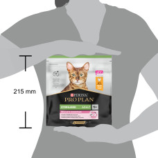 Сухой корм PRO PLAN Sterilised Adult 1+ Delicate Digestion для взрослых стерилизованных кошек с чувствительным пищеварением, с курицей, 400 г