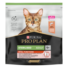 Сухий корм PRO PLAN Sterilised Adult 1+ Vital Functions для дорослих стерилізованих котів, з лососем, 400 г
