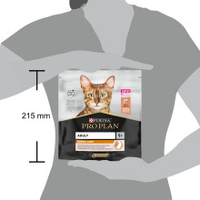 Сухий корм PRO PLAN Adult 1+ Derma Care для дорослих котів для підтримки здоров'я шкіри та краси шерсті, з лососем, 400 г