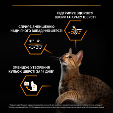 Сухий корм PRO PLAN Adult 1+ Derma Care для дорослих котів для підтримки здоров'я шкіри та краси шерсті, з лососем, 400 г