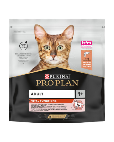 Сухий корм PRO PLAN Adult 1+ Vital Functions для дорослих котів, з лососем, 400 г