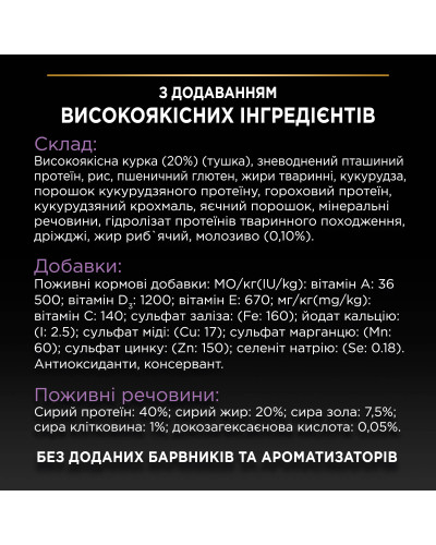 Сухий корм PRO PLAN Kitten 1 Healthy Start для кошенят, з куркою, 400 г
