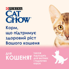 Вологий корм CAT CHOW Kitten для кошенят, шматочки в желе, з індичкою та цукіні, 85 г