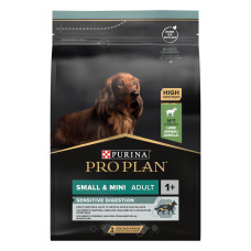 Сухий корм PRO PLAN Small and Mini Adult 1+ Sensitive Digestion, з чутливим травленням, з ягням, 3 кг