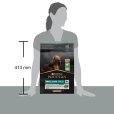 Сухий корм PRO PLAN Small and Mini Adult 1+ Sensitive Digestion, з чутливим травленням, з ягням, 3 кг