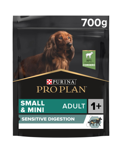 Сухой корм PRO PLAN Small&amp;amp;Mini Adult 1+ Sensitive Digestion для взрослых собак мелких пород, с чувствительным пищеварением, с ягненком, 700 г
