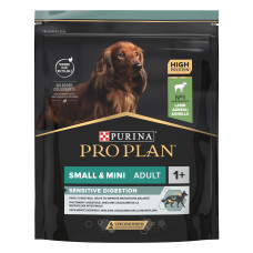 Сухий корм PRO PLAN Small and Mini Adult 1+ Sensitive Digestion, з чутливим травленням, з ягням, 700 г