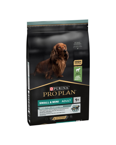 Сухой корм PRO PLAN Small&amp;amp;Mini Adult 1+ Sensitive Digestion для взрослых собак мелких пород, с чувствительным пищеварением, с ягненком, 7 кг