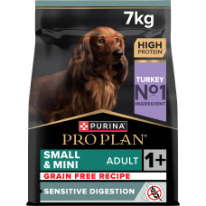 Сухий корм PRO PLAN Small and Mini Adult 1+ Sensitive Digestion, з чутливим травленням, беззерновий, з індичкою, 7 кг