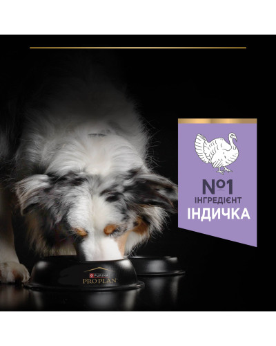 Сухой корм PRO PLAN Medium &amp;amp; Large Adult 1+ Sensitive Digestion для взрослых собак средних и крупных пород, с чувствительным пищеварением, беззерновой, с индейкой, 12 кг