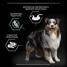 Сухий корм PRO PLAN Medium and Large Adult 1+ Sensitive Digestion з чутливим травленням, беззерновий, з індичкою, 12 кг