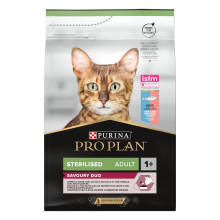 Сухий корм PRO PLAN Sterilised Adult 1+ Savoury Duo для дорослих стерилізованих котів, з тріскою та фореллю, 3 кг