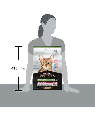 Сухой корм PRO PLAN Sterilised Adult 1+ Savoury Duo для взрослых стерилизованных кошек, с треской и форелью, 3 кг