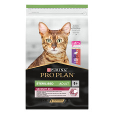 Сухий корм PRO PLAN Sterilised Adult 1+ Savoury Duo для дорослих стерилізованих котів, з качкою та печінкою, 10 кг