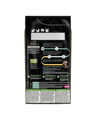 Сухой корм PRO PLAN LiveClear Sterilised Adult 1+ для взрослых кошек для уменьшения аллергенов на шерсти и после стерилизации, с индейкой, 1,4 кг