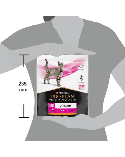 Сухий дієтичний корм PRO PLAN VETERINARY DIETS UR Urinary для дорослих котів для розчинення та зниження утворення струвітних каменів, з куркою, 350 г