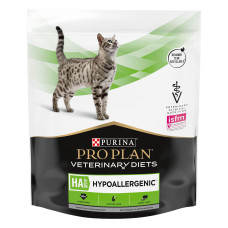 Сухий дієтичний корм PRO PLAN VETERINARY DIETS HA Hypoallergenic для дорослих котів та кошенят для зниження ознак інгредієнтної та нутрієнтної непереносимості, 325 г